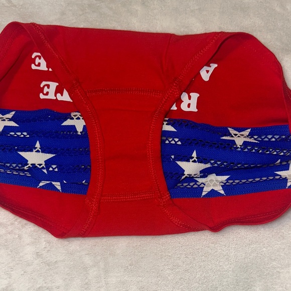 PINK Victoria's Secret Red and Blue Star Panties - Picture 6 of 6